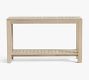 Indio Eucalyptus Rectangular Outdoor Console Table (51")