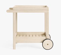 Saratoga Outdoor Rolling Bar Cart (35")