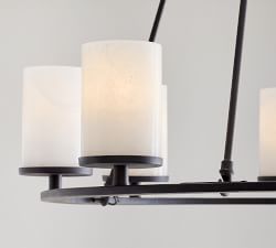 Windham Round Alabaster Chandelier (33")