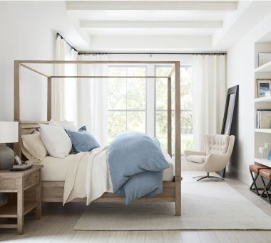 Farmhouse Belgian Flax Bedroom