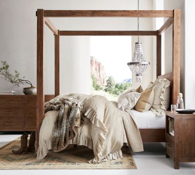 Menlo Belgian Ruffle Bedroom