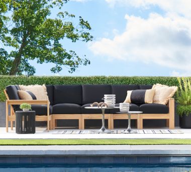 Malibu Teak Outdoor Lounge