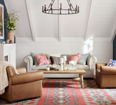 Chesterfield Farmhouse Living Room 