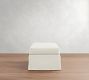 Buchanan Modern Slipcovered Ottoman and a Half