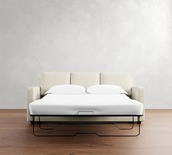 Cameron Modern Square Arm Reversible Sleeper Chaise Sectional (86")