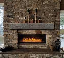Florence Fireplace Mantel - Gray