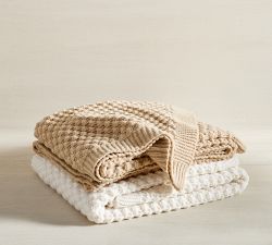 Bobble Knit Throw