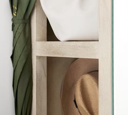 Cayman Storage Floor Mirror