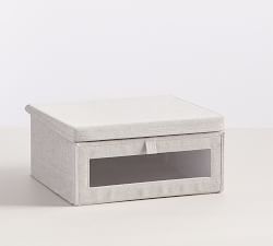 Drop Front Closet Bins