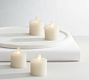 Premium Flickering Flameless Wax Votive Candle - Set of 4