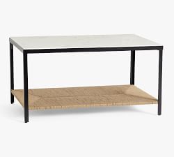 Theo Rectangular Marble Coffee Table (36")