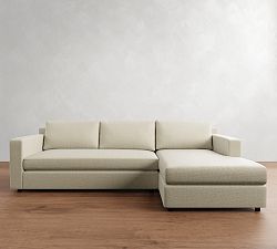 Pacifica Wide Arm Chaise Sectional (107")