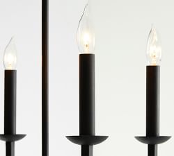 Remington Iron Linear Chandelier (50")