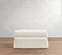 Buchanan Modern Slipcovered Ottoman and a Half