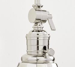 Curved Metal Bell Arc Sconce (18'')