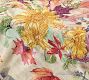 Fall Botanical Embroidered Cotton Table Throw