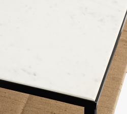 Theo Rectangular Marble Coffee Table (36")