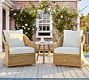 Westport Wicker Swivel Outdoor Lounge Chair