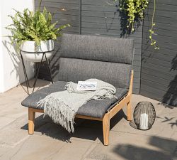 Miami Outdoor Teak 3-Piece Side Chair Seating Set with Coffee Table