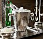 Hammered Nickel Ice Bucket