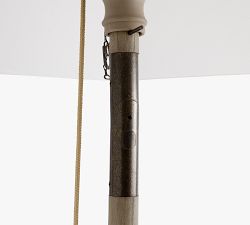 9' Round Outdoor Patio Umbrella &ndash; Eucalyptus Tilt Frame​