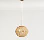 Abaca Woven Pendant (23"-26")