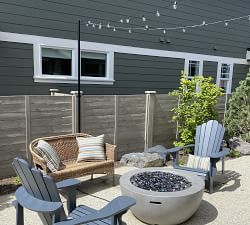 Bistro Wall Mounted String Lights Posts