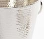 Hammered Nickel Ice Bucket