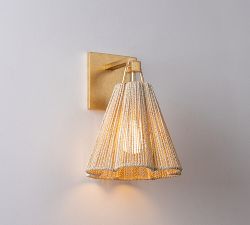 Kylie Abaca Rope Sconce (10")