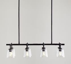 Porter Recycled Glass Linear Chandelier (43")