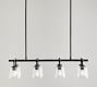 Porter Recycled Glass Linear Chandelier (43")
