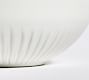 Ridge Textured Stoneware Pasta Bowls