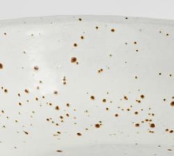 Rustic Speckled Handcrafted Terracotta Serving Bowl