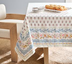 Botanical Bunny Cotton Tablecloth