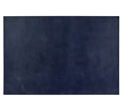 Leather Blotter And Mouse Pad Set, Tan/Navy