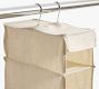Linen Vertical Hanging Shoe Organizer