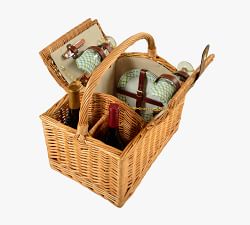 Healdsburg Handwoven Picnic Basket - Set for 2
