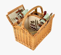 Healdsburg Handwoven Picnic Basket - Set for 2