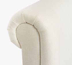 Chesterfield Non-Tufted Upholstered Bed