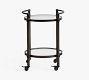 Everson Round Metal Bar Cart (20")