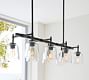 Porter Recycled Glass Linear Chandelier (43")