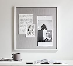 Wood Gallery Office Pinboard - White