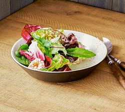 Rustic Speckled Handcrafted Terracotta Serving Bowl