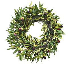 Faux Olive Wreath