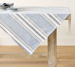 Kravet Meadow Stripe Cotton/Linen Table Throw