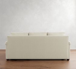 Cameron Modern Roll Arm Reversible Sleeper Chaise Sectional (88")