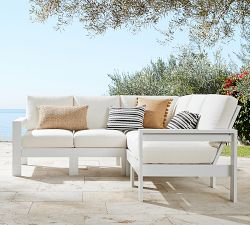 Malibu Metal 5-Piece Outdoor Sectional (85")