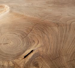 Martha Round Teak Side Table (24.5")