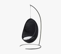 Nanna Ditzel Alu-Rattan Hanging Outdoor Egg Chair