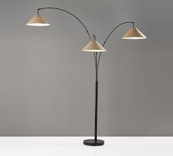 Serafina Metal 3-Arm Arc Floor Lamp (86")